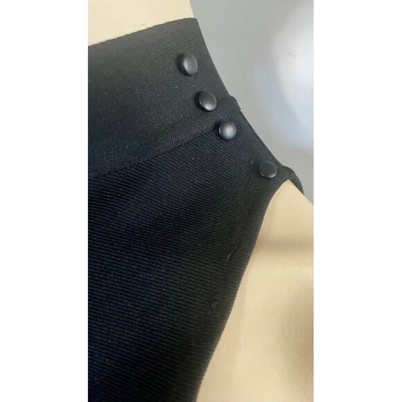 Black Bodycon Maxi Dress with Cut-Out Details - Picture 7 of 10